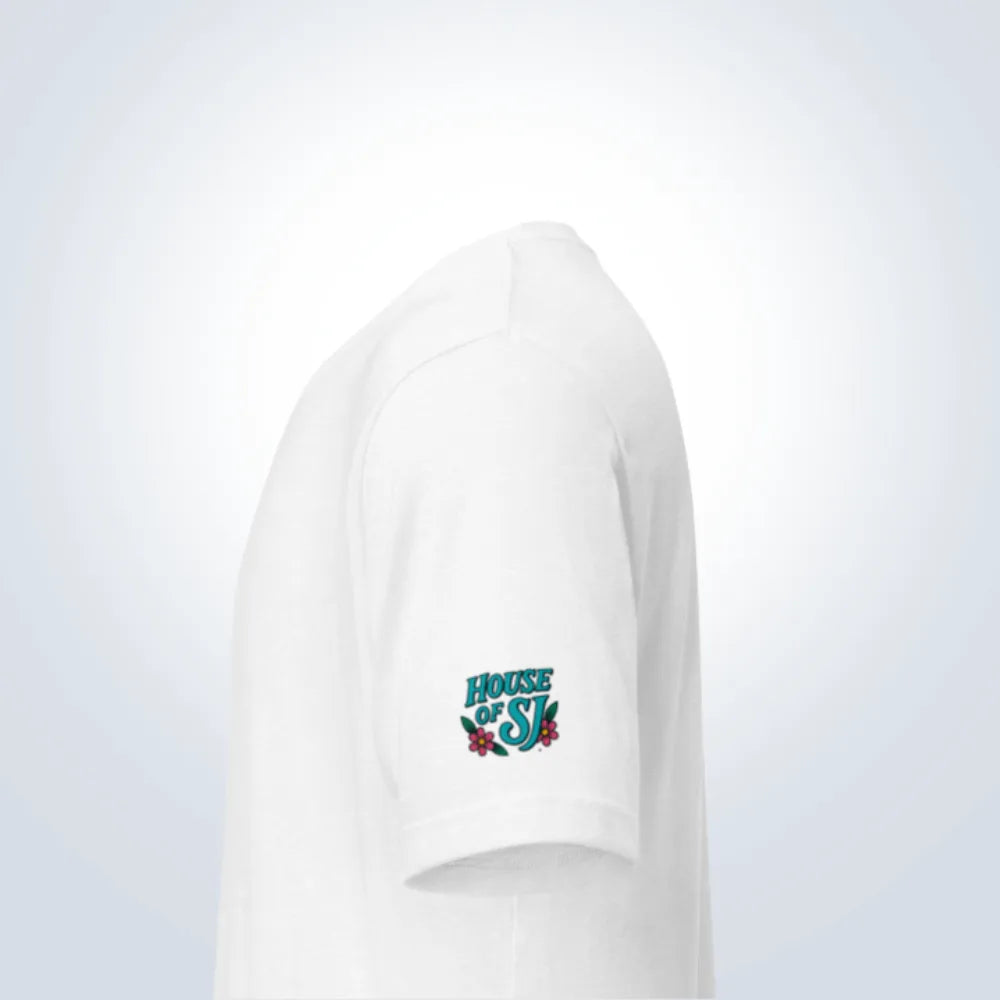 Basic Bitch T-Shirt – White – Side View