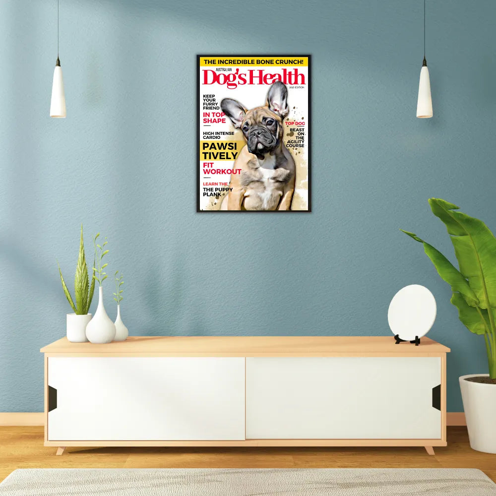 Magazine Style Personalised Pet Portrait