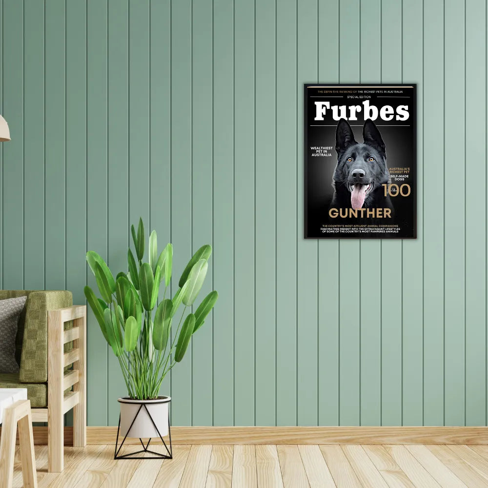 Magazine Style Personalised Pet Portrait