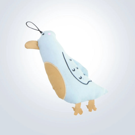 bird plushie dog toy