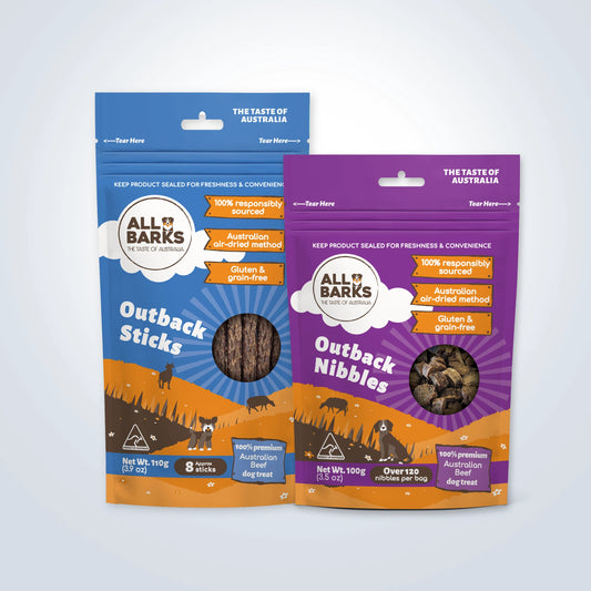 All Barks Outback Dog Treat Pack