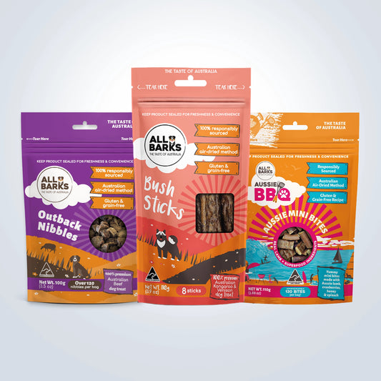All Barks Dog Treat Pack