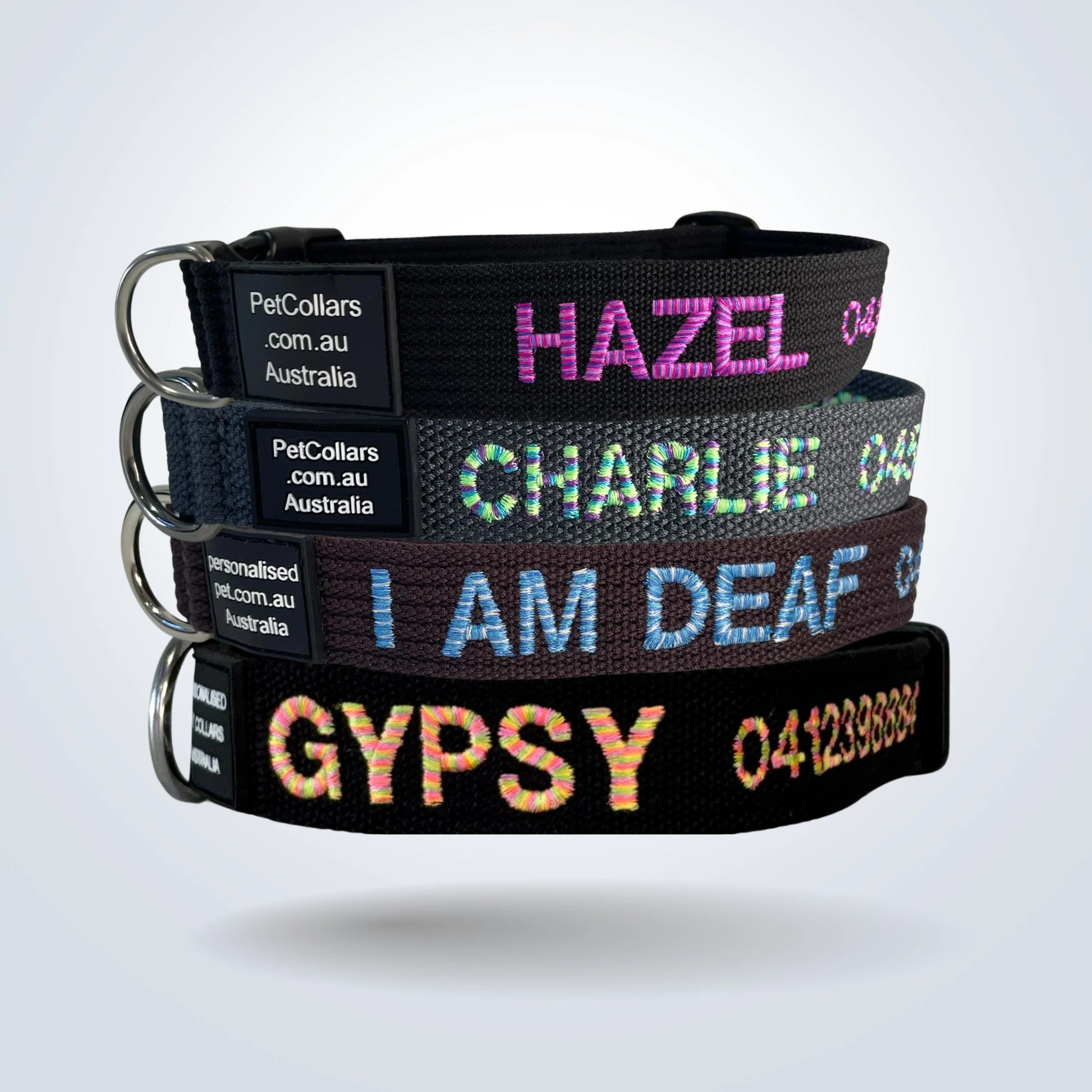 Personalised Pet Collars - Candy Large