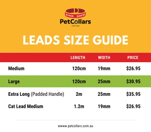 PET LEAD Large - Embroidered