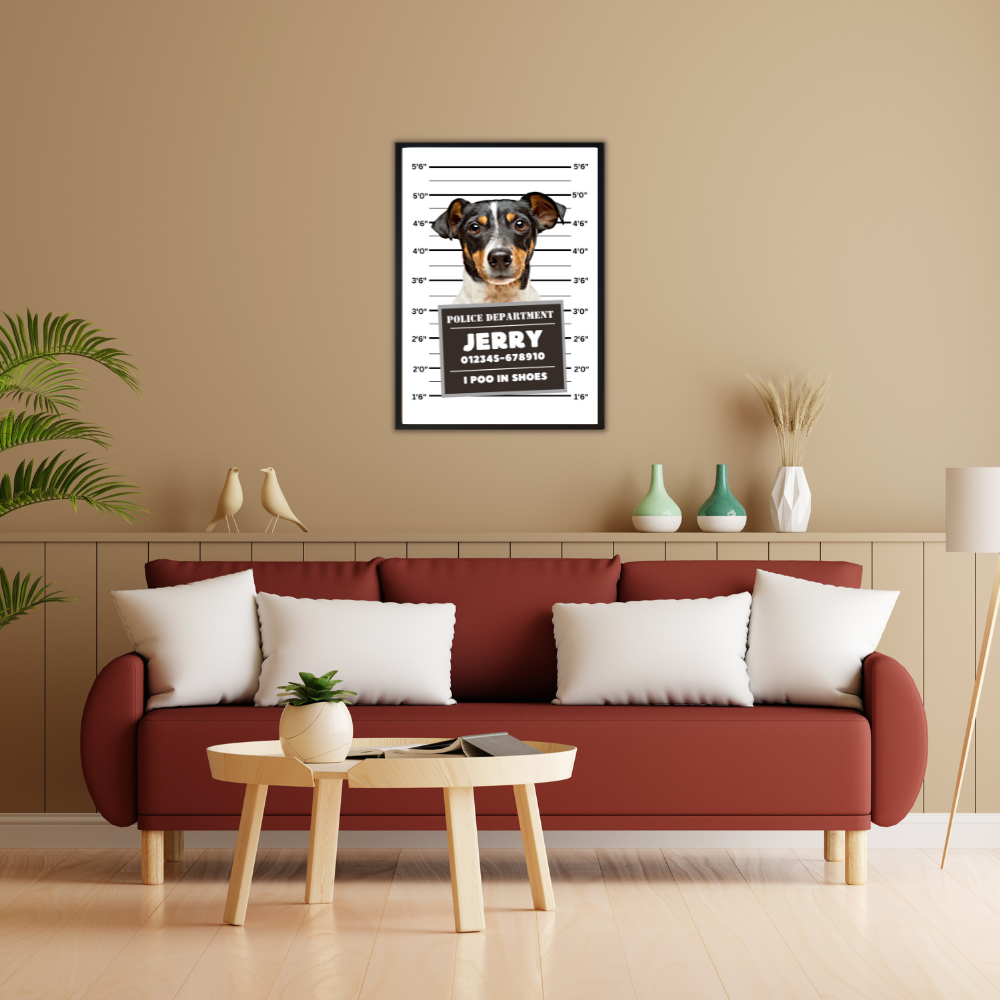 Wanted Personalized Pet Portrait