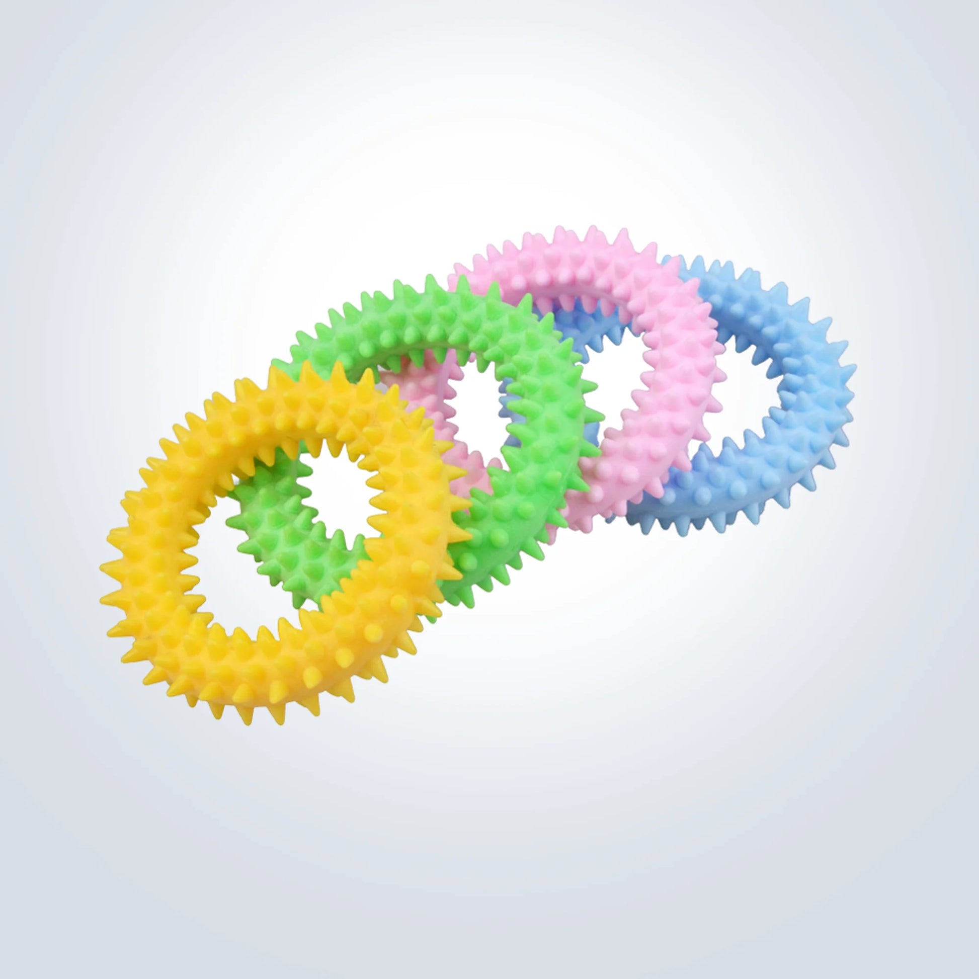 textured ring dog toy
