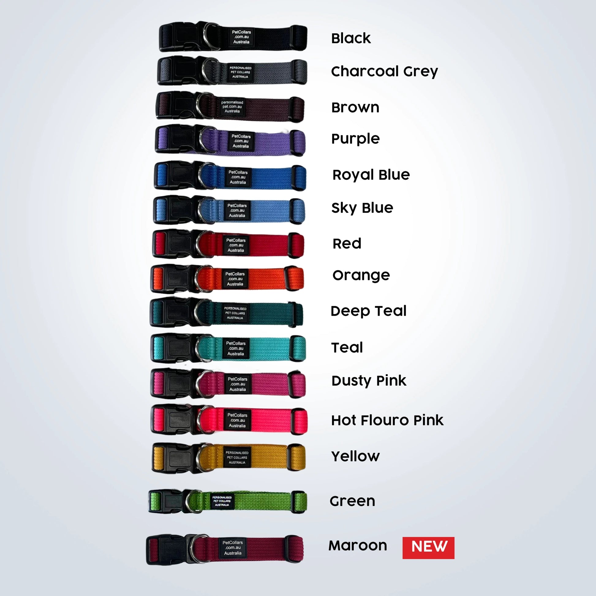 personalised pet collars