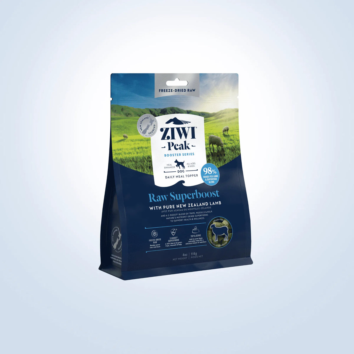 Ziwi Peak Freeze Dried Dog Superboost Lamb 114g