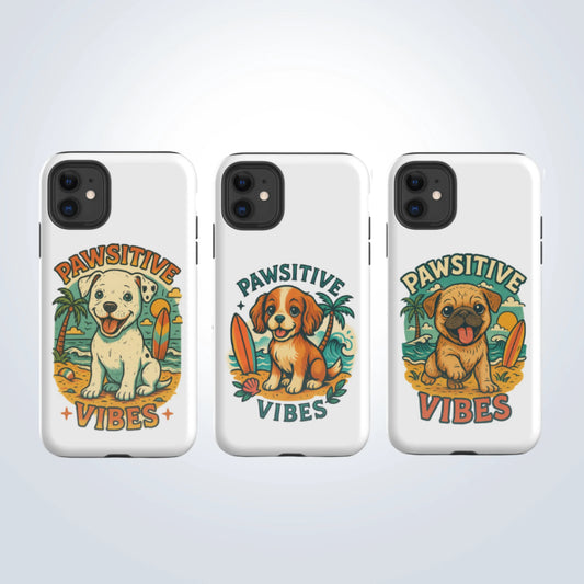 Pawsitive Vibes Design Breed iPhone Case
