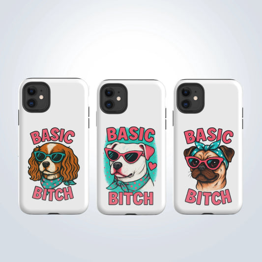 Basic Bitch Vintage Design Breed iPhone Case