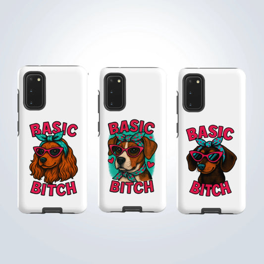 Basic Bitch Vintage Design Breed Samsung Phone Case