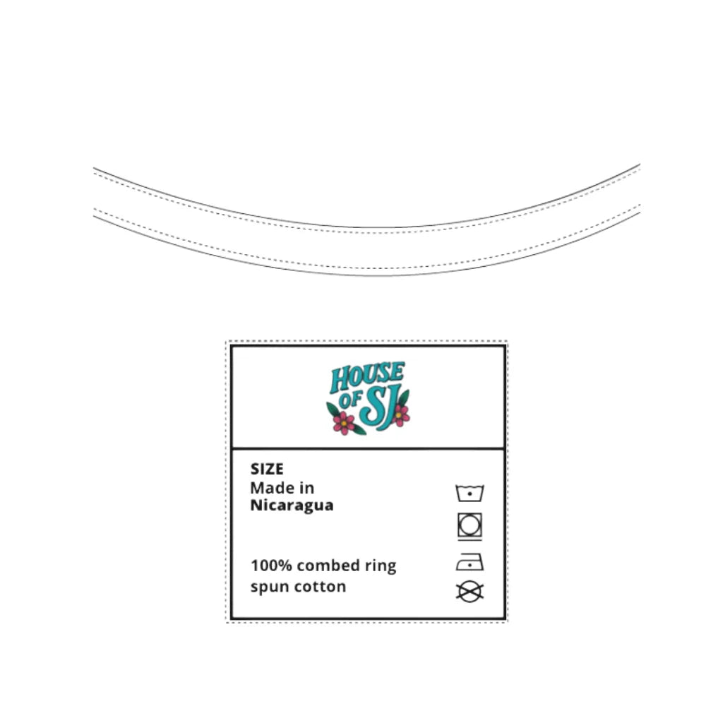 Basic Bitch T-Shirt – White – Inside Label