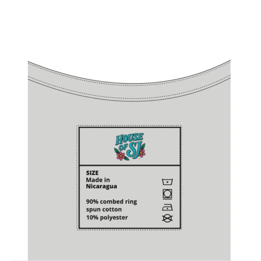 Basic Bitch T-Shirt – Grey – Inside Label