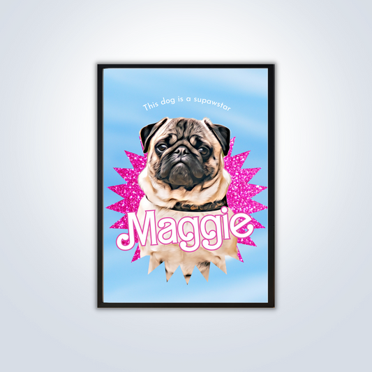 Barbie Personalised Pet Portrait