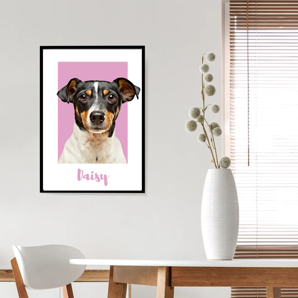 personalised pet portrait