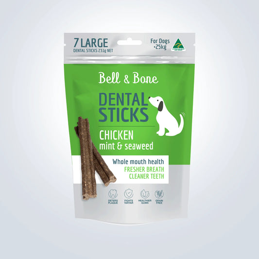 Bell & Bone Dental Sticks Large dog treats