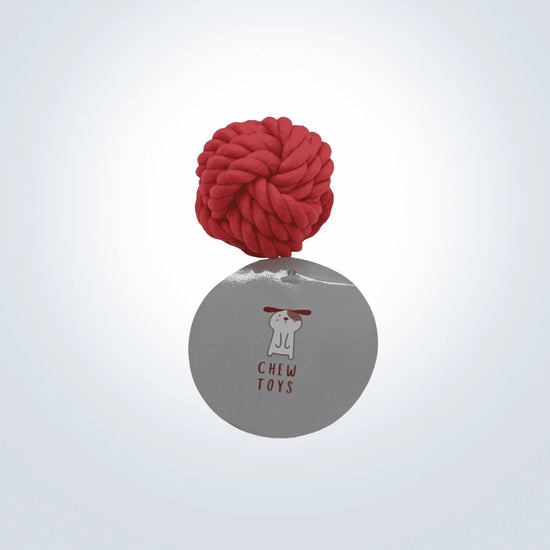 knot ball dog toy