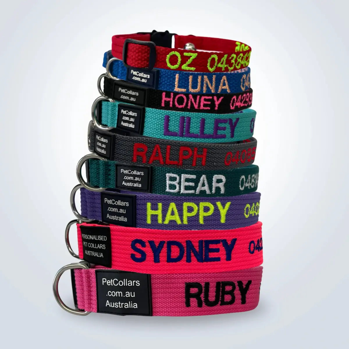 Personalised Dog and Cat Collars