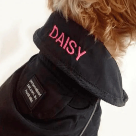 personalised dog coat