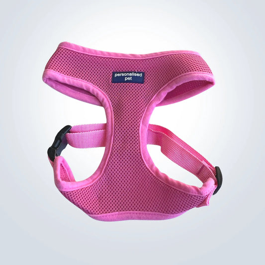 pet harness dusty pink