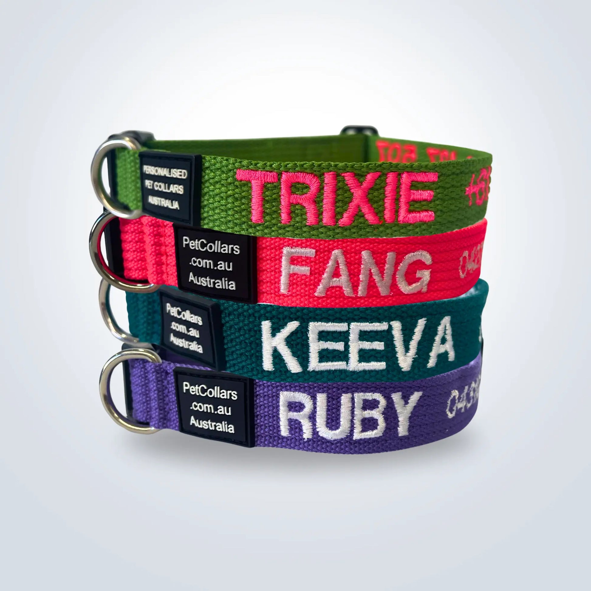 Puppy collars with name best sale