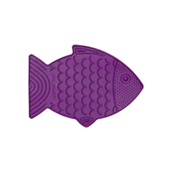 Licki Mat Felix cat lick mat purple