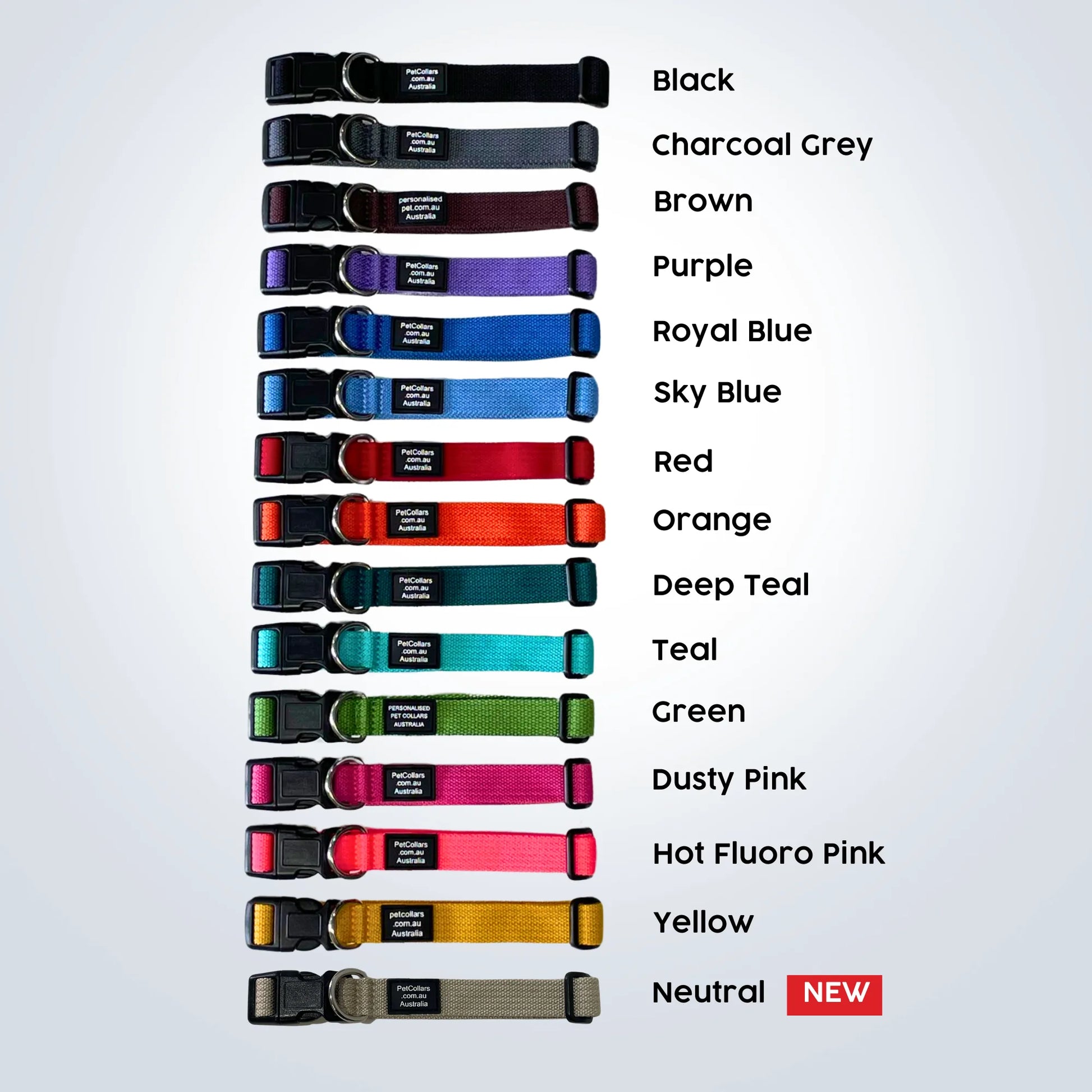 personalised pet collars