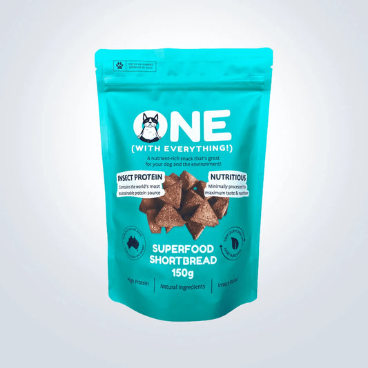 ONE WITH EVERYTHING Superfood Shortbread dog treat