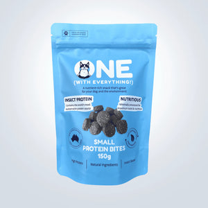 ONE WITH EVERYTHING Small Protein Bites dog treat