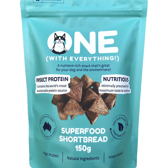 ONE WITH EVERYTHING Superfood Shortbread dog treat