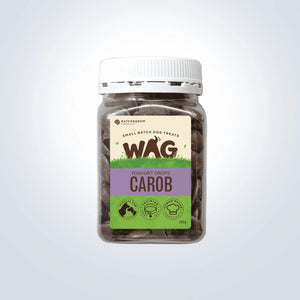 WAG Carob Yoghurt Drops dog treats