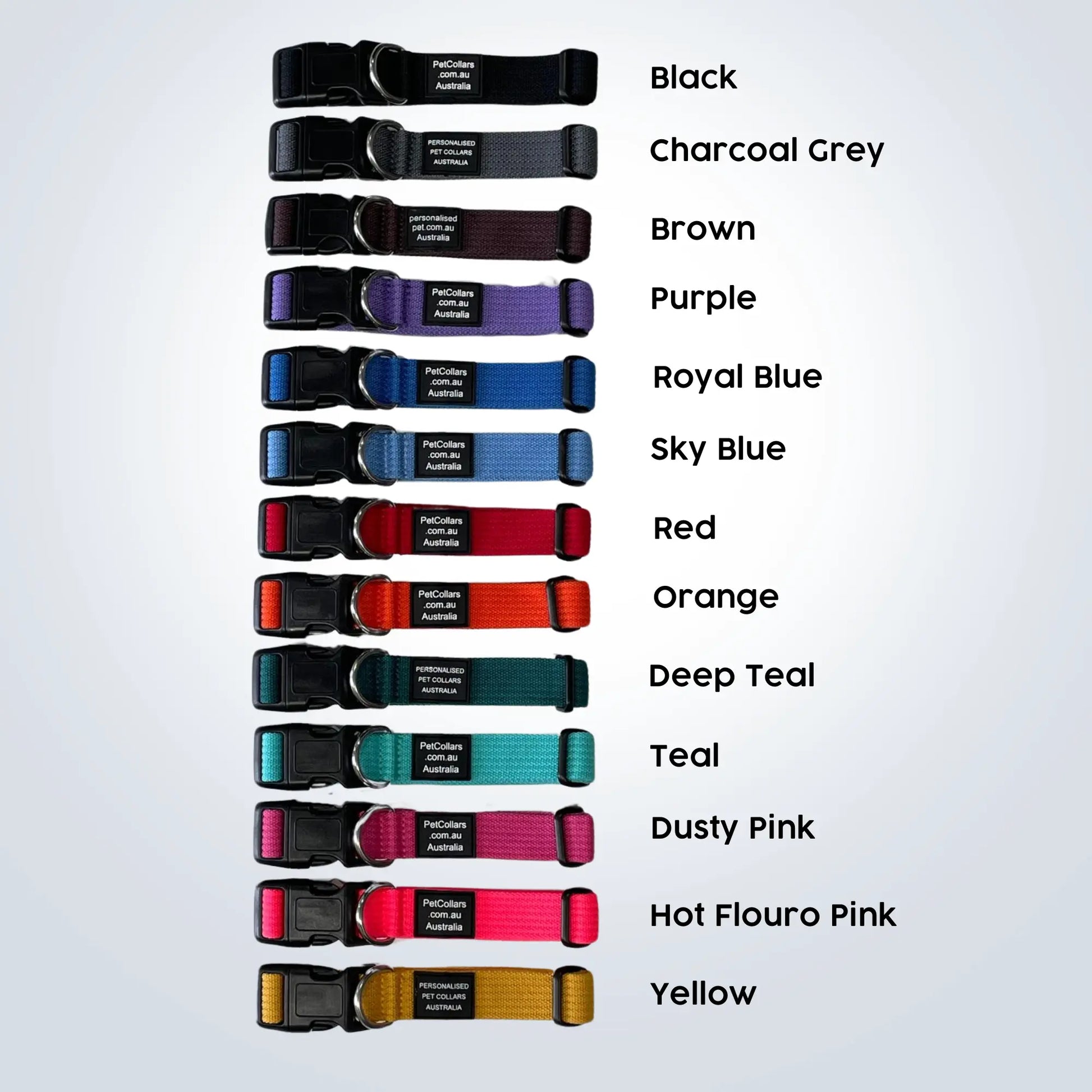 personalised pet collars