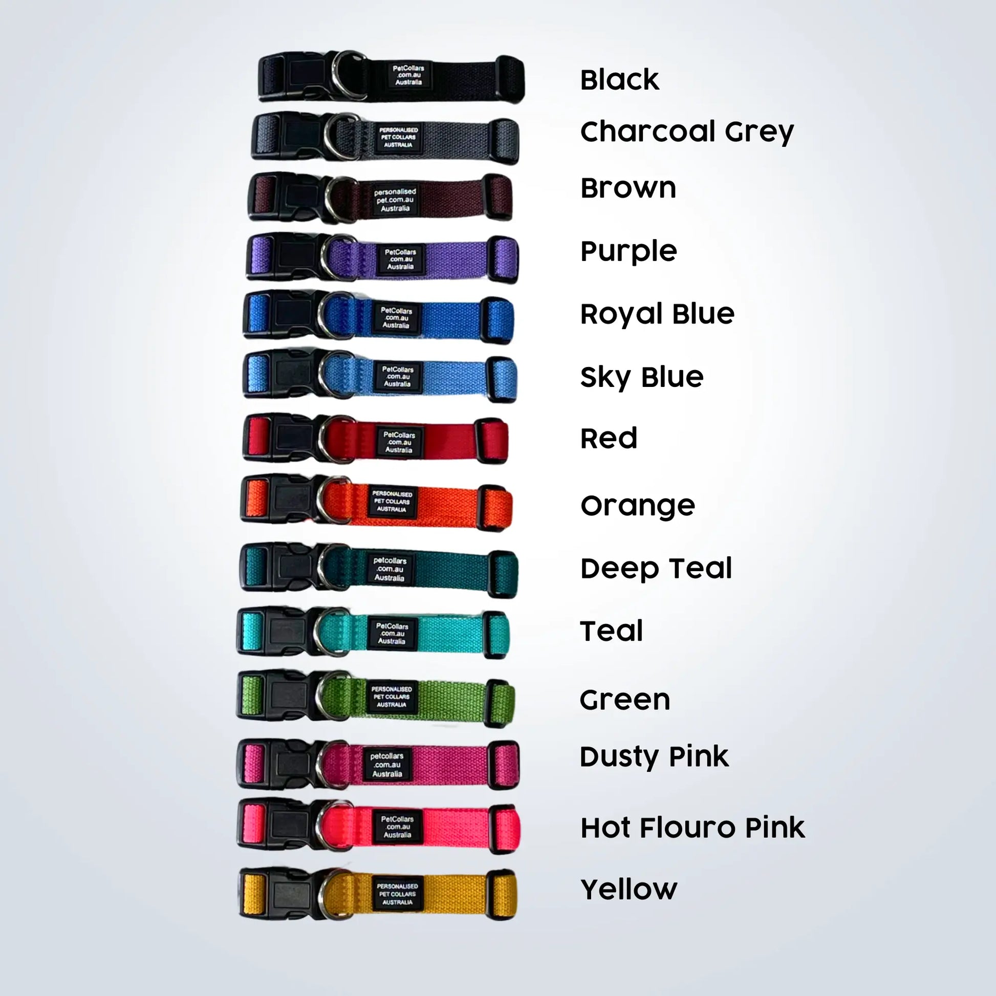 personalised pet collars