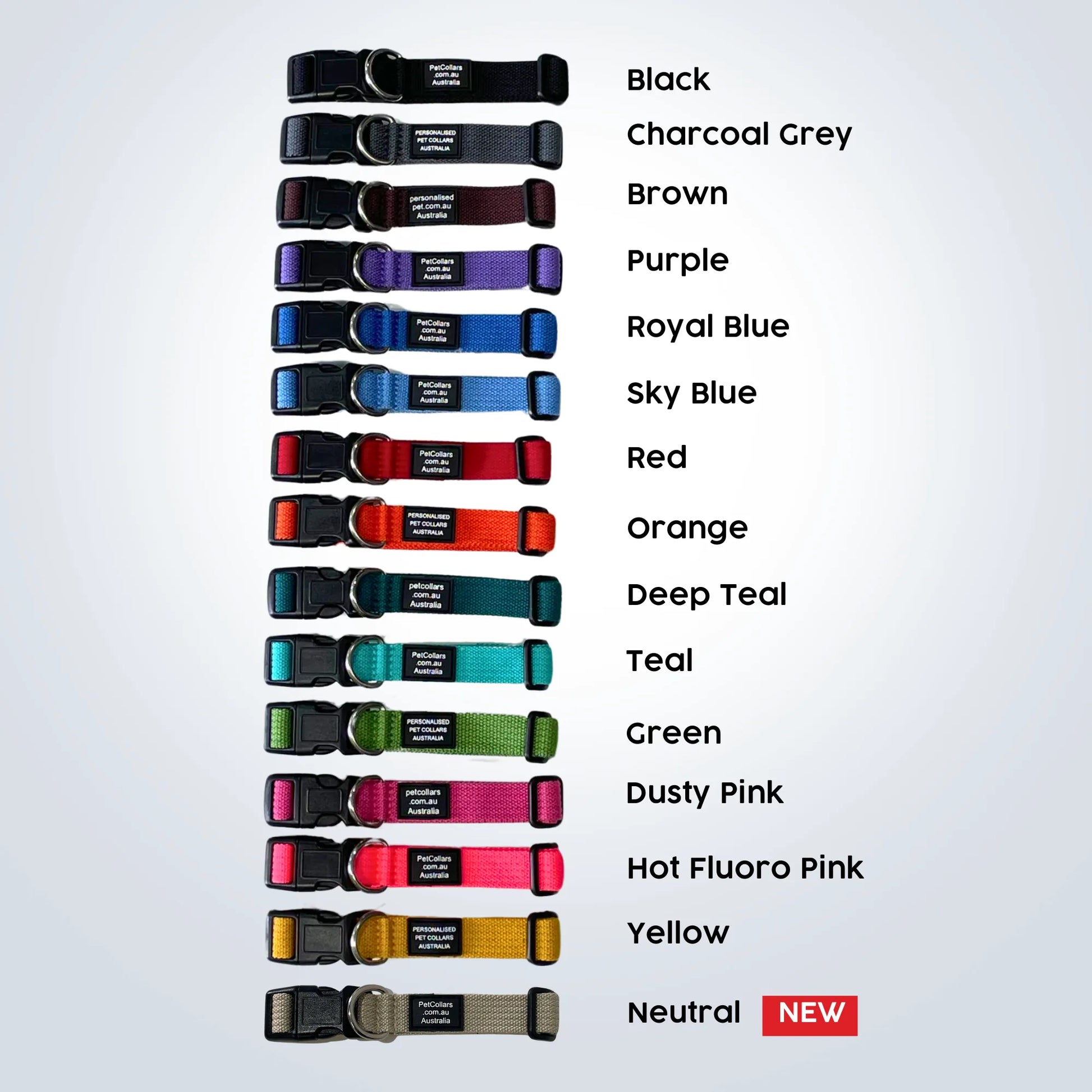 personalised pet collars