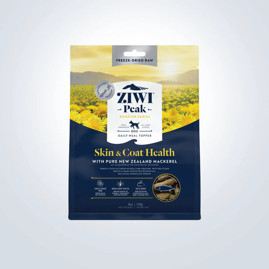 Ziwi Peak Freeze Dried Dog Booster Mackerel Skin & Coat dog treats