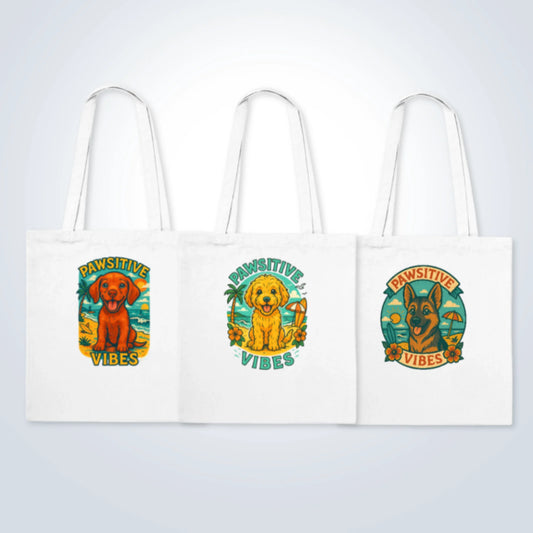 Pawsitive Vibes Design Breed Tote