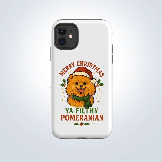 Pomeranian Merry Christmas Design