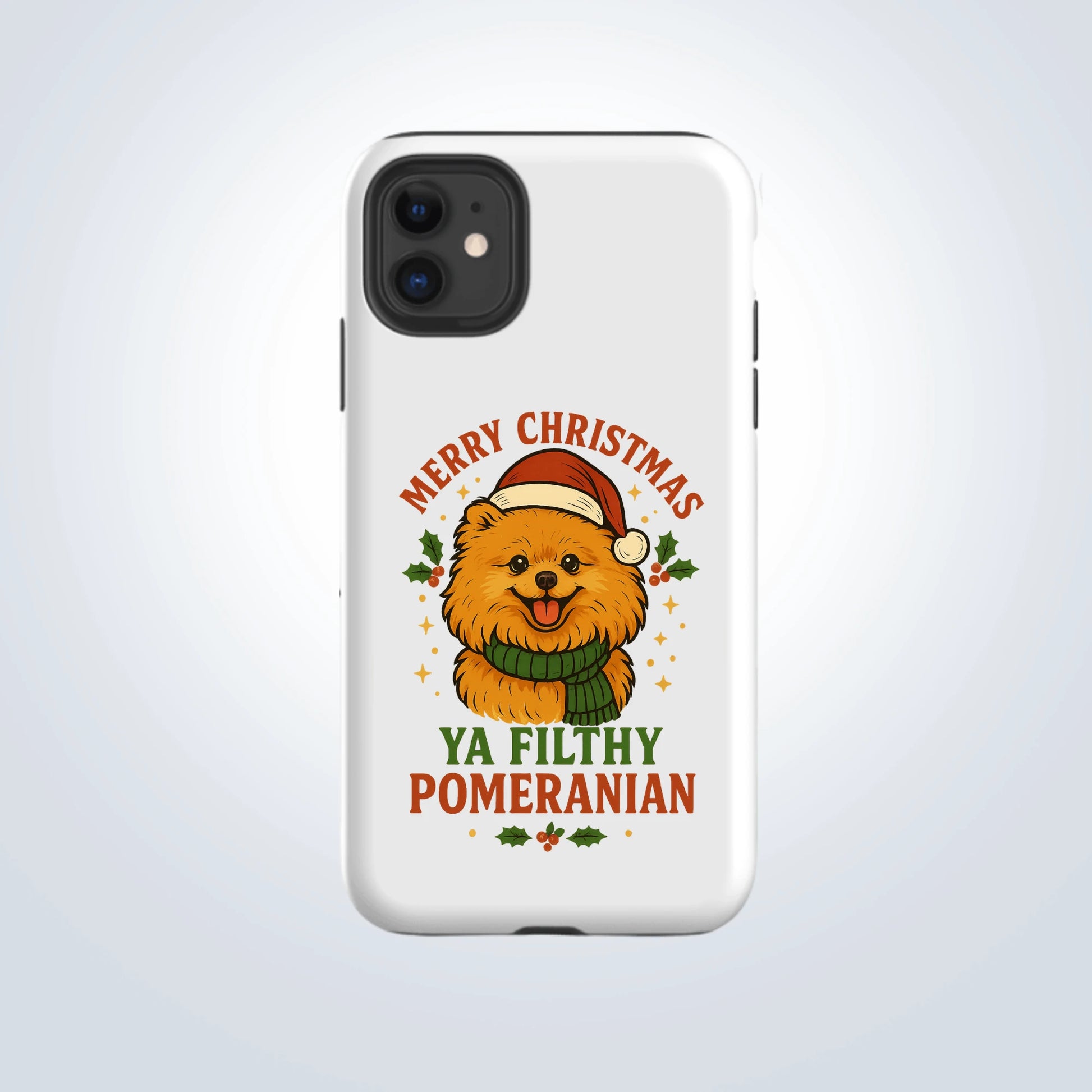 Pomeranian Merry Christmas Design