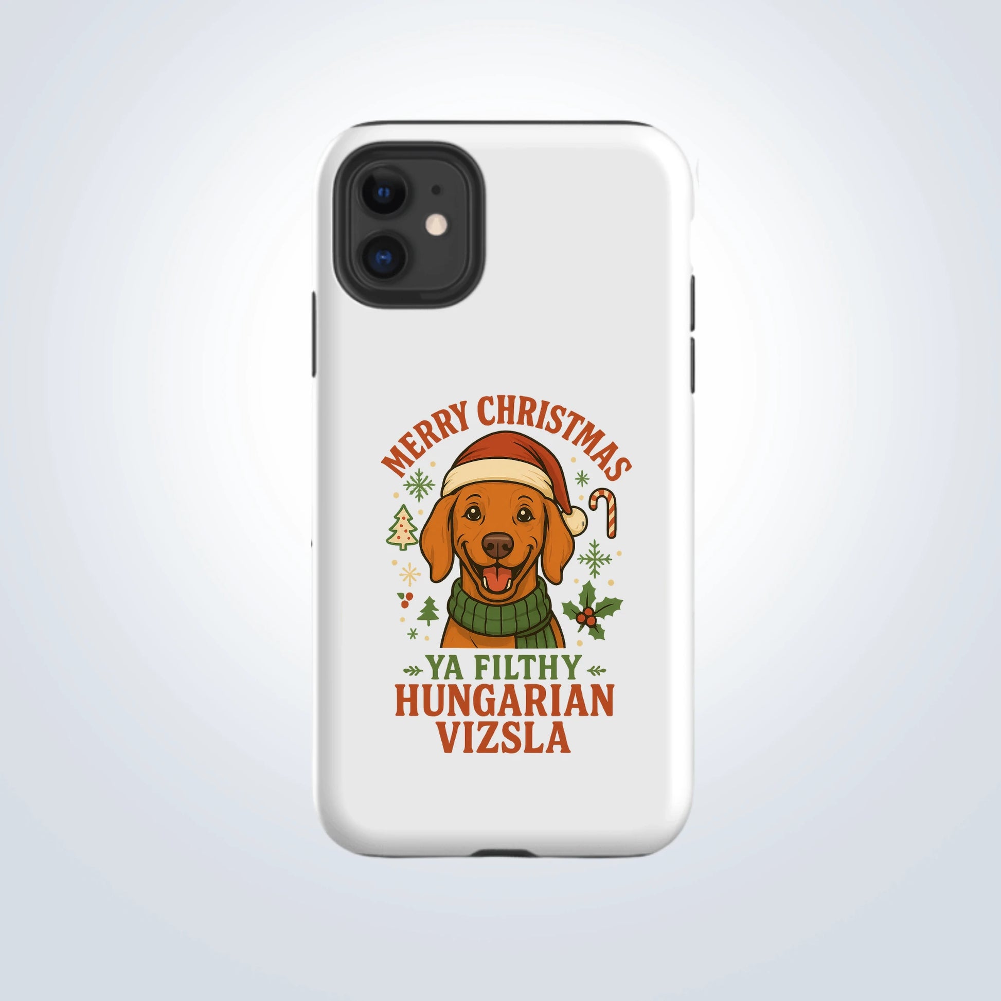 Hungarian Vizsla Merry Christmas Design