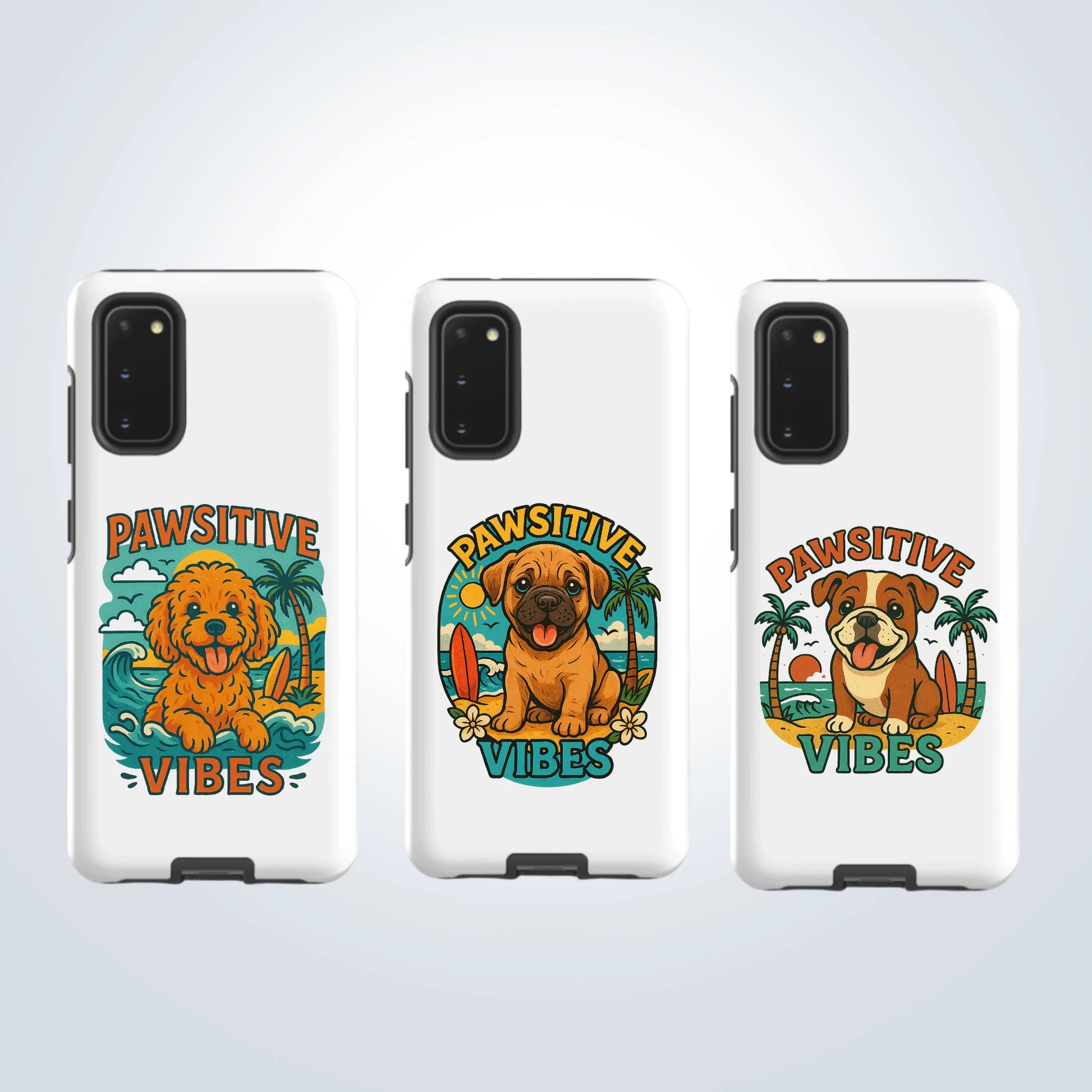 Pawsitive Vibes Design Breed Samsung Phone Case