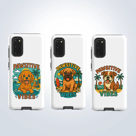 Pawsitive Vibes Design Breed Samsung Phone Case