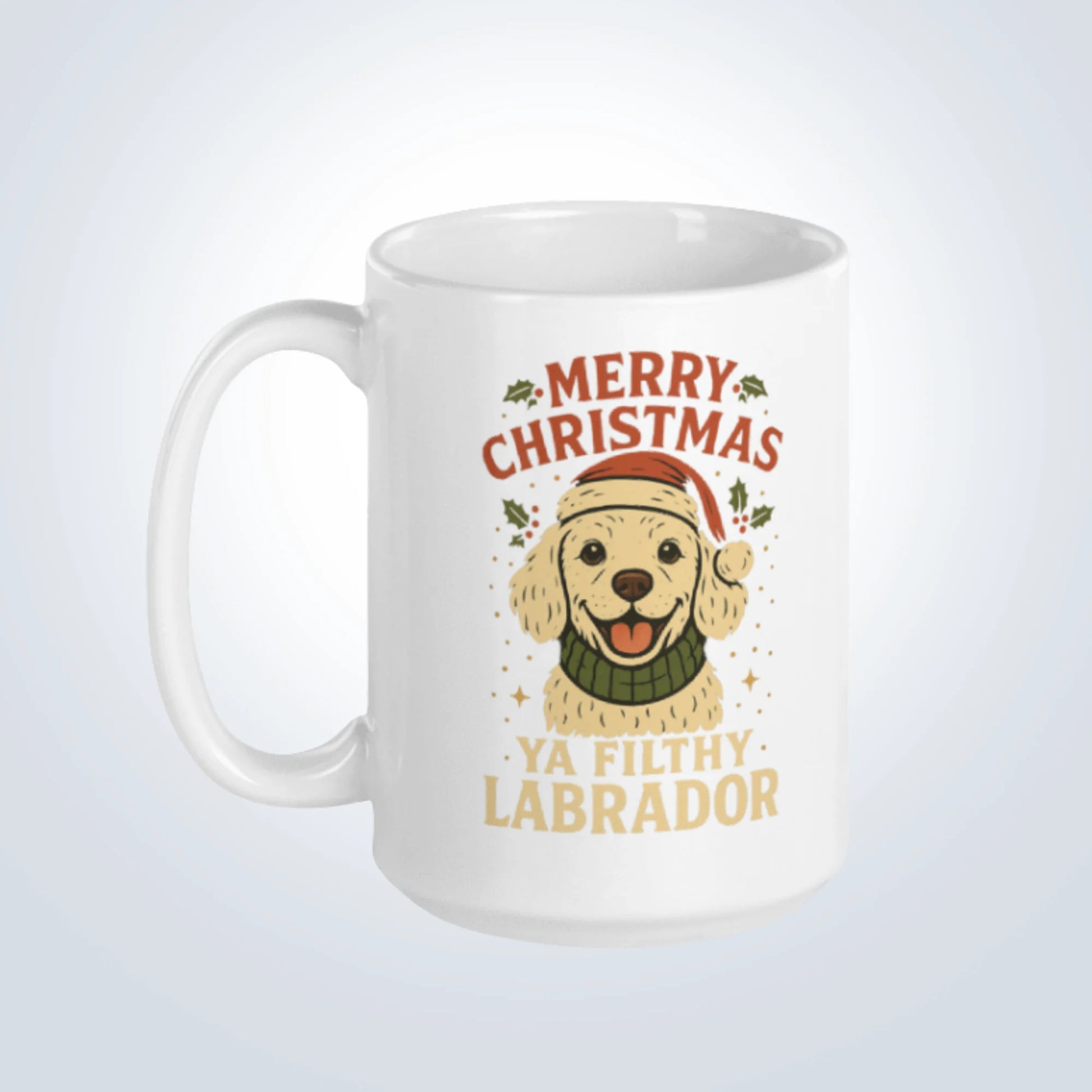 Labrador Merry Christmas Design