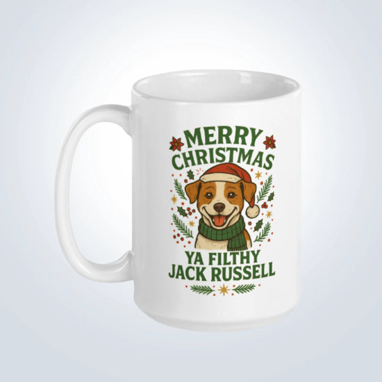 Jack Russell Merry Christmas Design