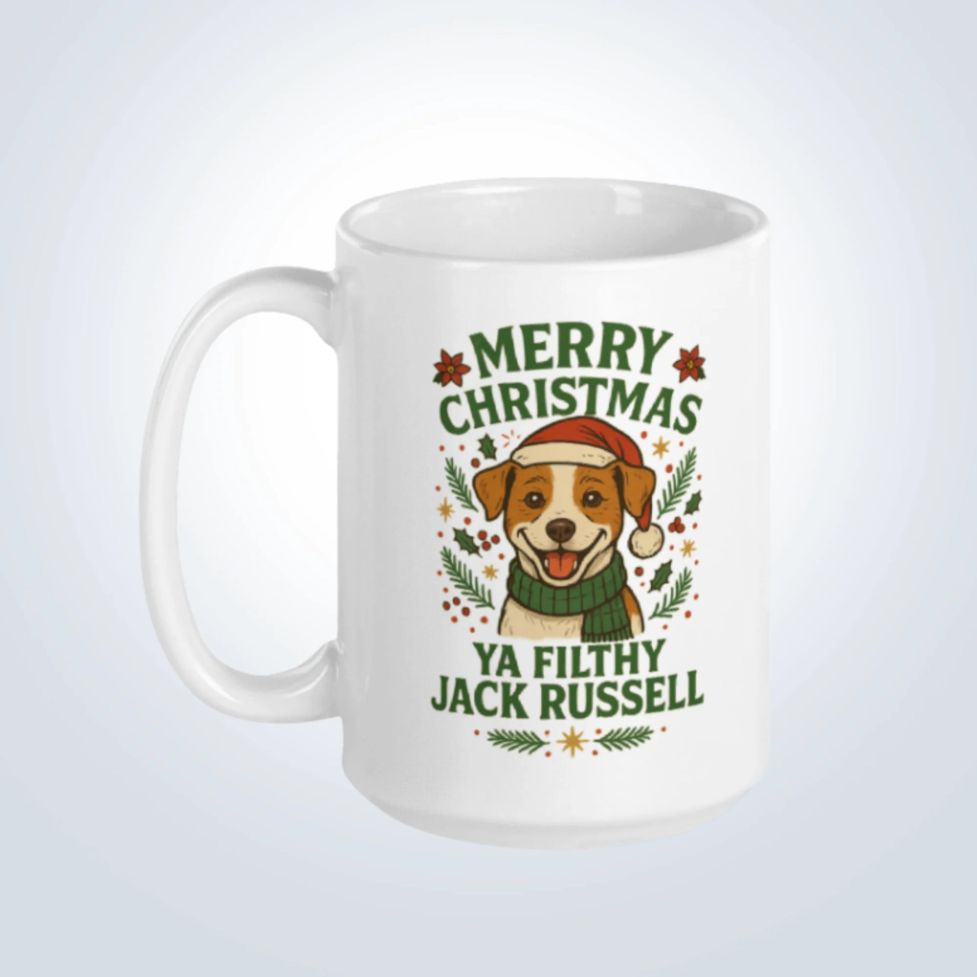 Jack Russell Merry Christmas Design