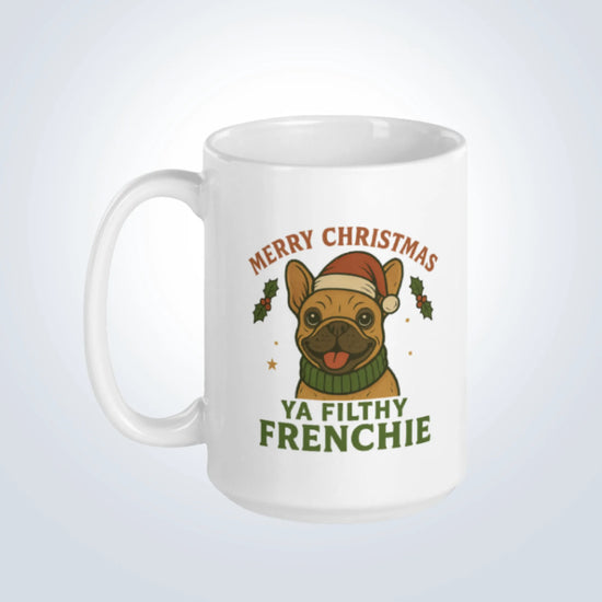 Frenchie Merry Christmas Design