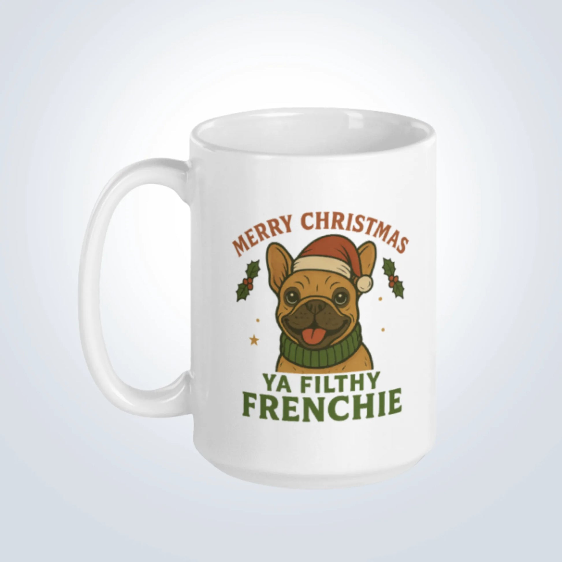 Frenchie Merry Christmas Design