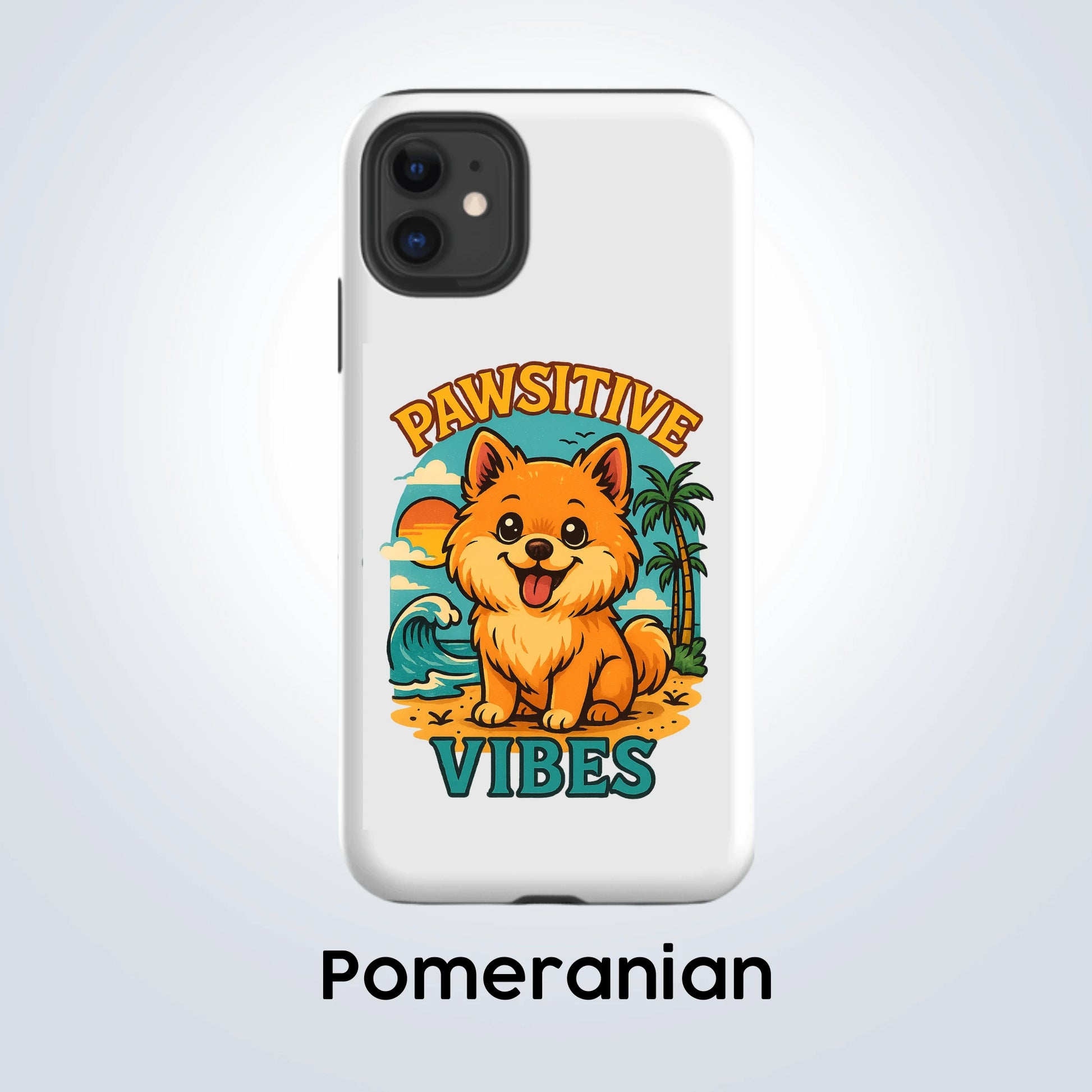 Pomeranian Pawsitive Vibes Design