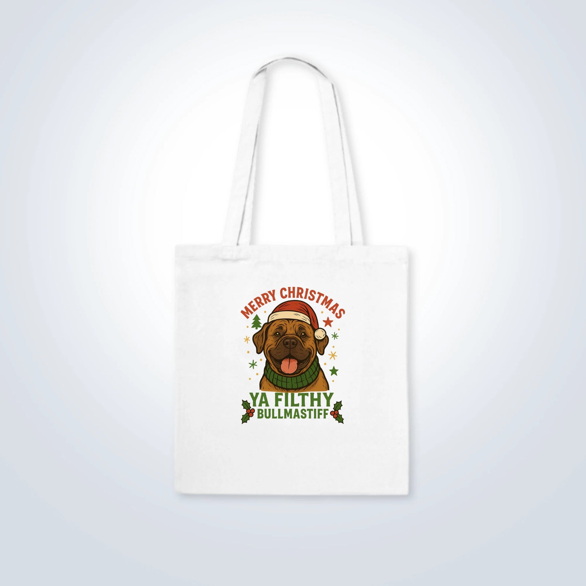 BUll Mastiff Merry Christmas Design