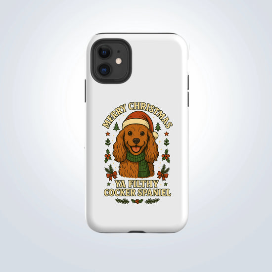 Cocker Spaniel Merry Christmas Design
