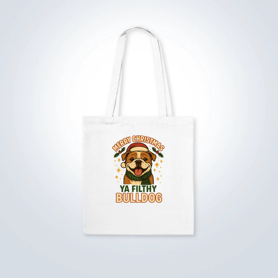 Bulldog Merry Christmas Design